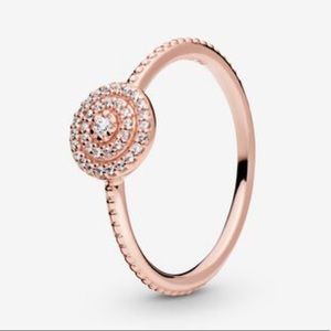 Elegant Sparkle Pandora Ring